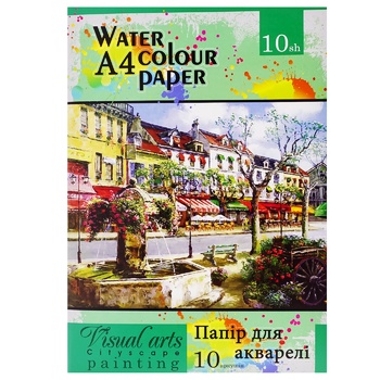 Watercolor Paper A4 10 sheets - buy, prices for Auchan - photo 1