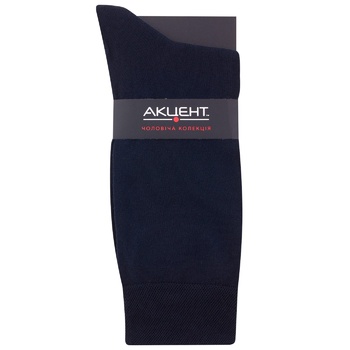 Accent Dark Blue Men's Socks 25s - buy, prices for Vostorg - photo 1