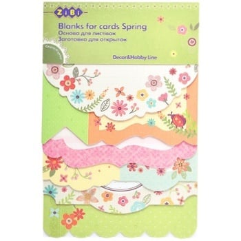 ZiBi Spring Blanks for Cards 10.2х15.3cm