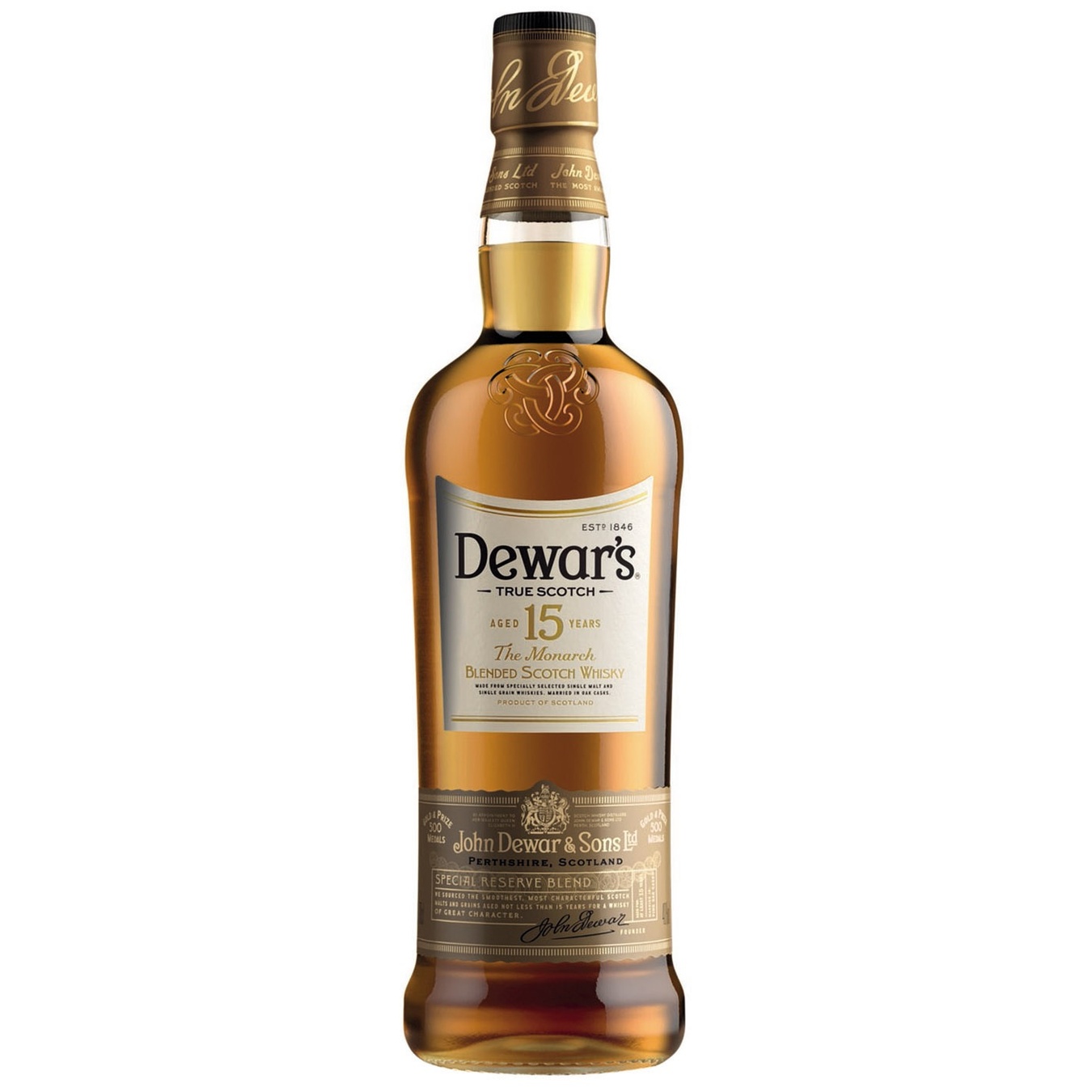 

Виски Dewar's 15 лет 40% 0,7л металлическая коробка