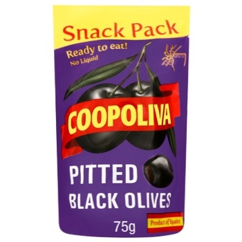 Coopoliva Black Olives without Pits 75g - buy, prices for EKO Market - photo 1