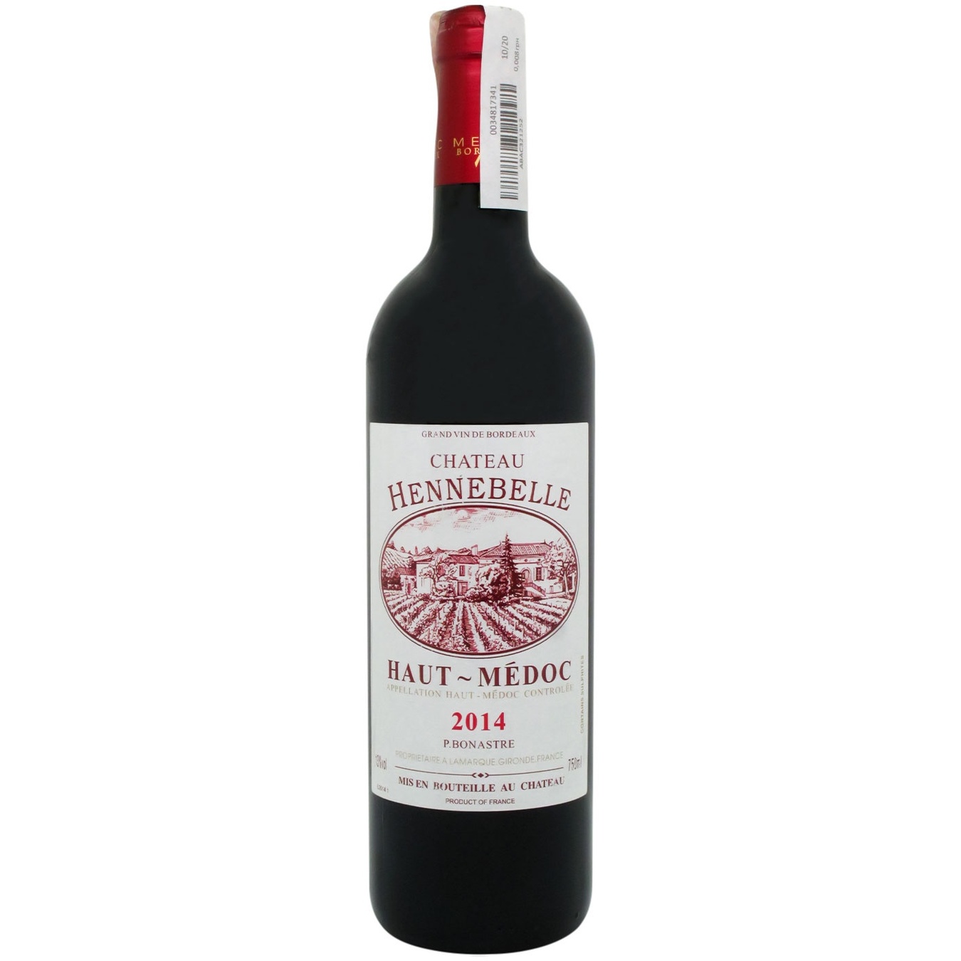 

Вино Chateau Hennebelle Haut-Medoc красное сухое 13% 0.75л