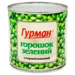 Горошок Гурман зелений 420г