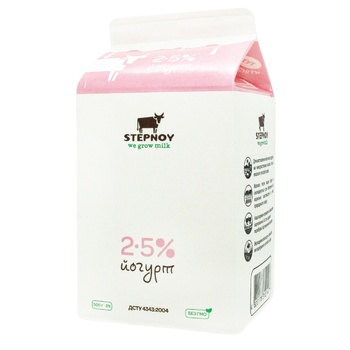 Yogurt without filler 2.5% 500g - buy, prices for Auchan - photo 1