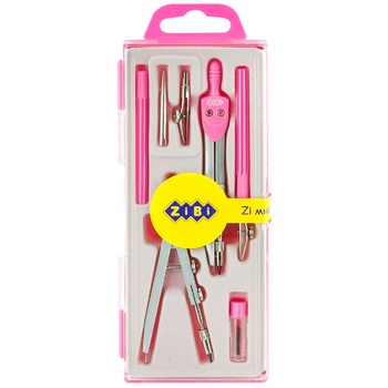 ZiBi Basis Drawing Instruments 7 items pink - buy, prices for Za Raz - photo 1