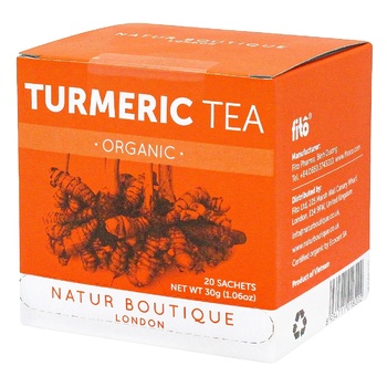 Natur Boutique Turmeric Organic Herbal Tea 1.5g*20pcs - buy, prices for Auchan - photo 1