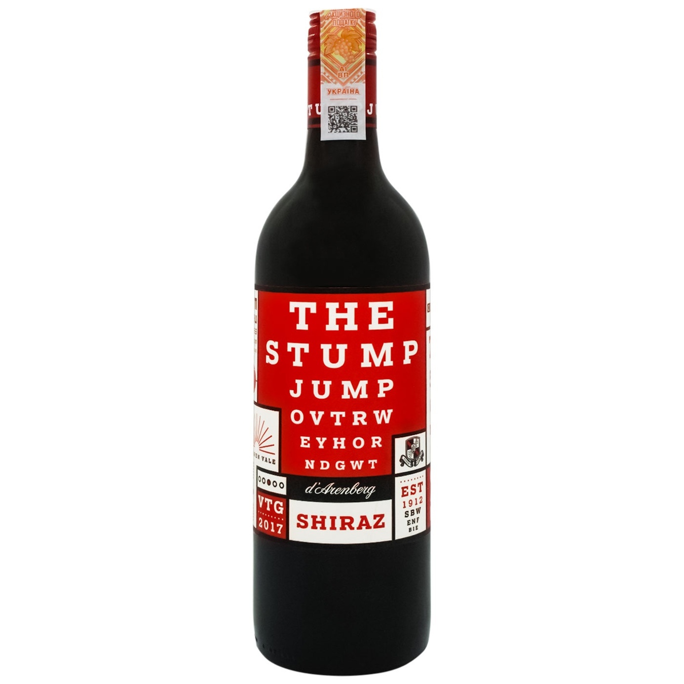 

Вино d'Arenberg Stump Jump Shiraz 2008 красное сухое 12,5% 0,75л