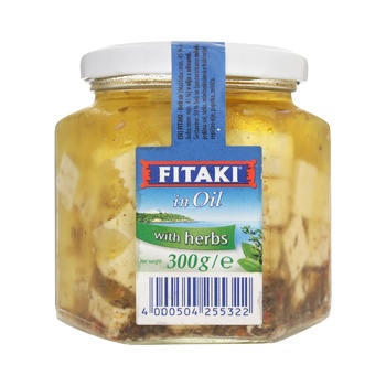 Fitaki Brynza in Oil with Herbs Cheese 300g - buy, prices for COSMOS - photo 1