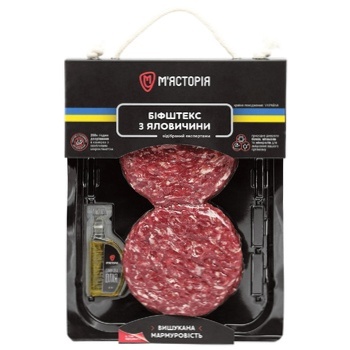 Myastoriya Chilled Beefsteak ~300g - buy, prices for METRO - photo 1