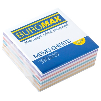 Buromax Memo Sheets 80x80mm - buy, prices for MegaMarket - photo 1