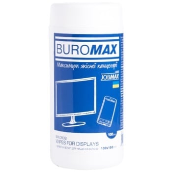 Салфетки Buromax Jobmax для экранов и оптики - купить, цены на МегаМаркет - фото 1