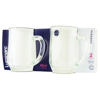 Luminarc Haworth Set of Mugs 500ml 2pcs - buy, prices for Auchan - photo 1