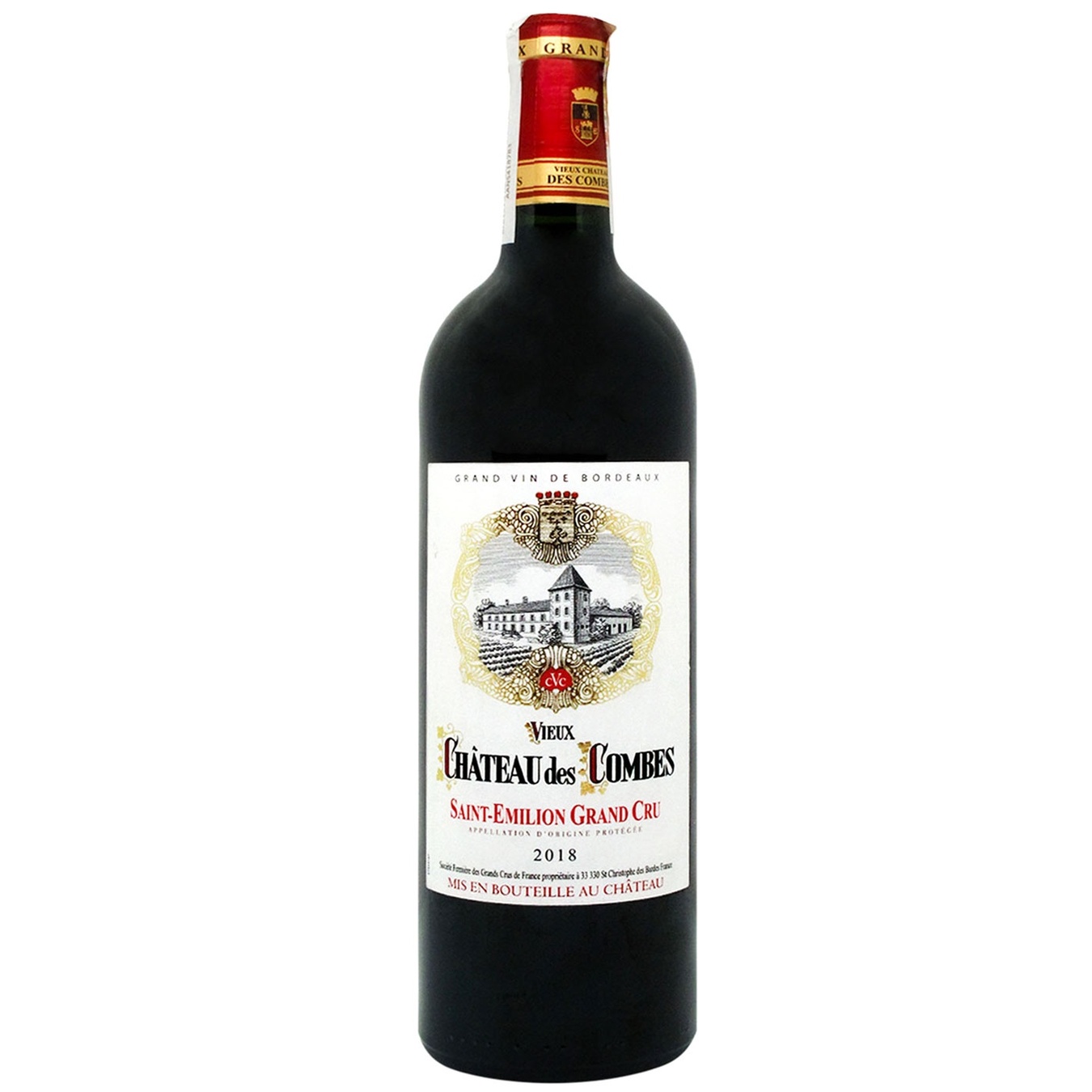 

Вино Chateau des Combes Saint-Emilion Grand Cru красное сухое 14.5% 0,75л