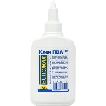 Buromax Lux PVA Glue 100ml - buy, prices for ULTRAMARKET - photo 1