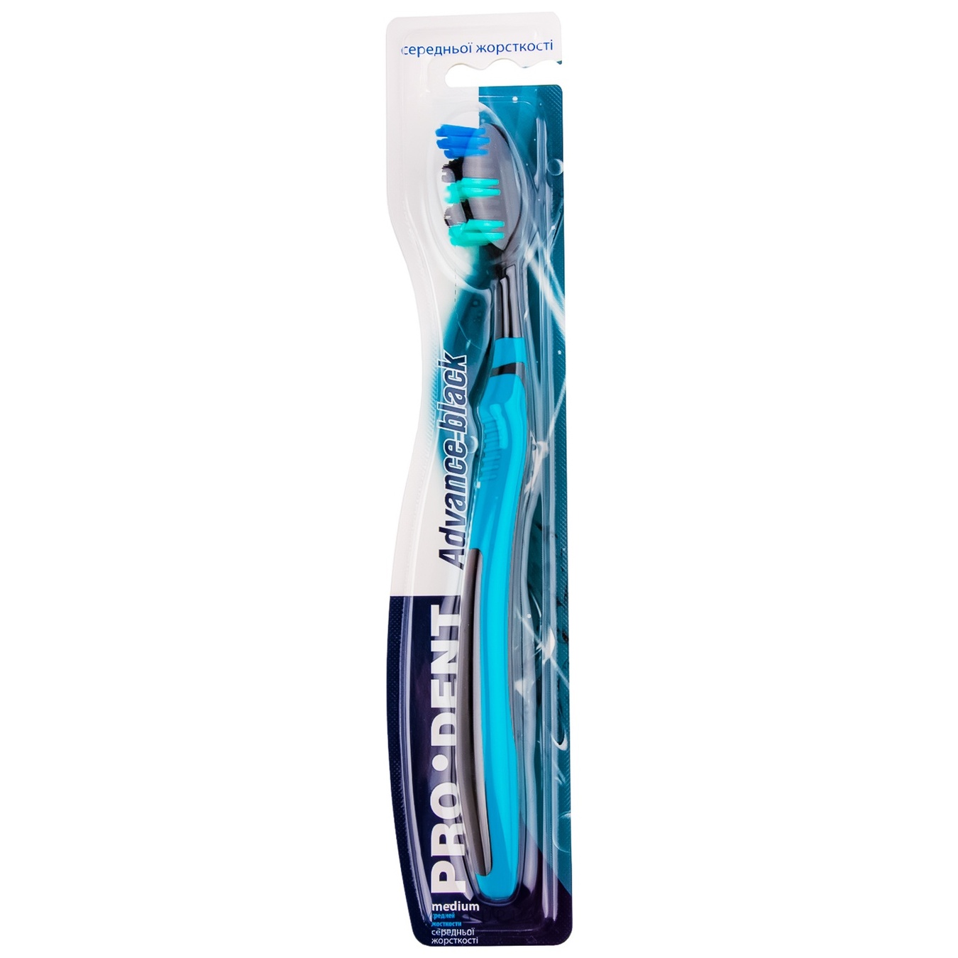 

Зуб. щітка PRO-DENT середньої жорсткості Advance black