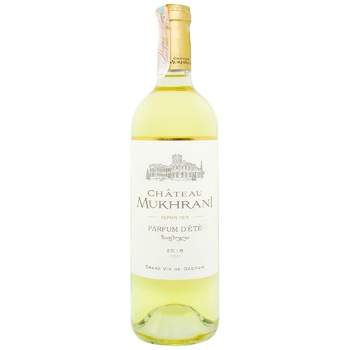 Chateau Mukhrani Parfum D’ete White Dry Wine 13% 0.75l - buy, prices for Za Raz - photo 1