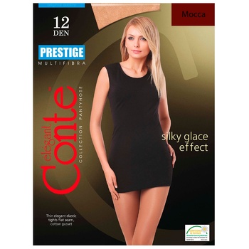 Conte Elegant Prestige Mocca Womens Tights 4s 12den - buy, prices for Vostorg - photo 1