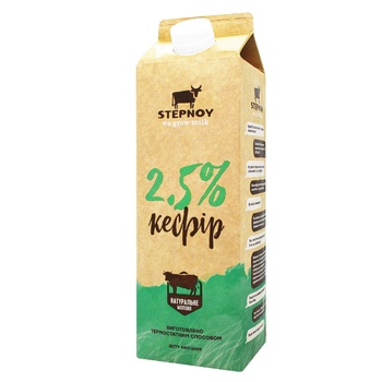 Stepovy Kefir 2.5% 1l - buy, prices for Auchan - photo 1