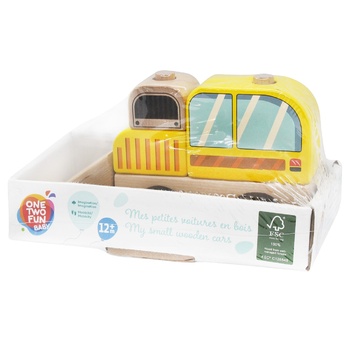 One two fun Baby Wooden Car - buy, prices for - photo 3