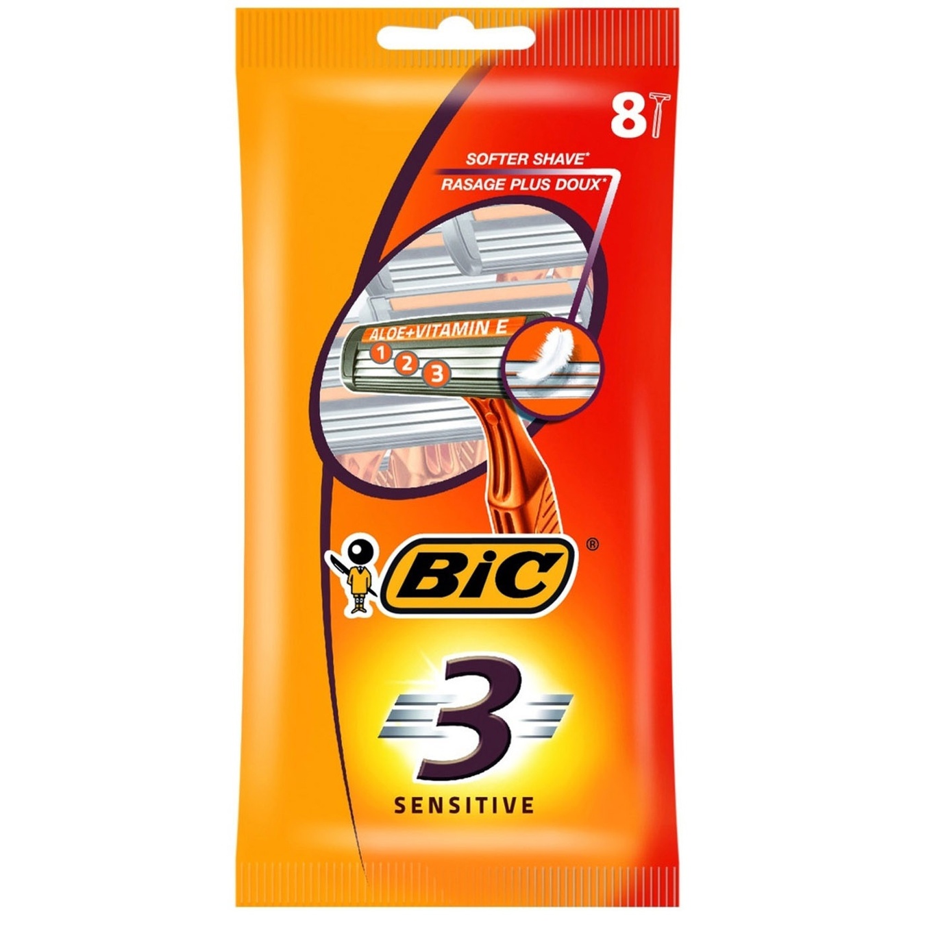 

Бритва мужская BIC SENSITIVE 3 8шт