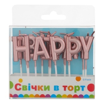 Party Favors Metallic Letters Candles for Cake 13pcs - buy, prices for  - photo 3