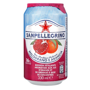 Sanpellegrino Pomegranate and Orange Carbonated Drink 0.33l - buy, prices for COSMOS - photo 2