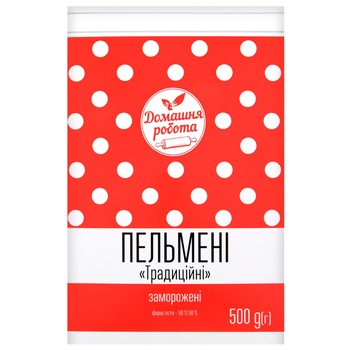 Пельмени Домашня робота Традиционные 500г - купить, цены на Auchan - фото 2