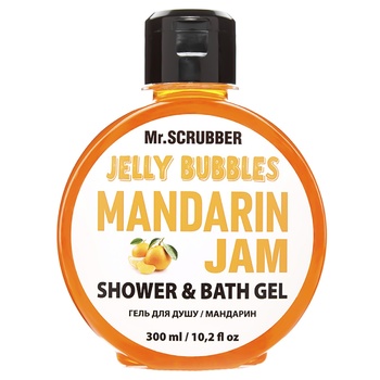 Гель для душу Mr.Scrubber Jelly bubbles Mandarin Jam для всіх типів шкіри 300г - купити, ціни на Auchan - фото 1