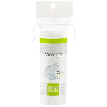 Vintage Cotton Pads 80+20pcs - buy, prices for Vostorg - photo 2