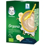 Gerber Organic from 6 month for children with banana wheat-oat milk porridge 240g