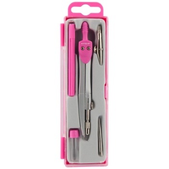 Economix Pink Drawing Instruments 7pcs - buy, prices for COSMOS - photo 1