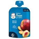 Gerber Apple-Peach Puree for Children 150g