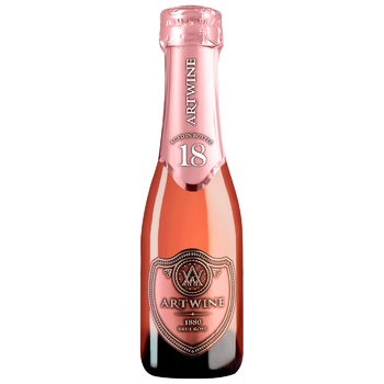 Artwine Brut Rose Sparkling Wine 10-13.5% 200ml Artwine Brut Rose Sparkling Wine 10-13.5% 200ml - buy, prices for - photo 1