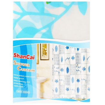 Шторка для душа 180*180см - купить, цены на КОСМОС - фото 2