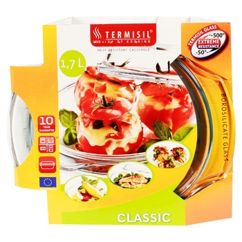 Termisil Classic Casserole with Lid 1.7l PNSO170A - buy, prices for COSMOS - photo 1