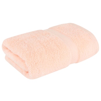 Рушник Saffran махровий 70х140см персиковий - купити, ціни на КОСМОС - фото 1