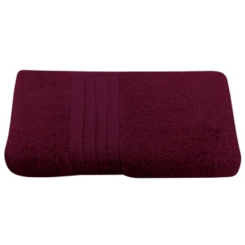 Saffran Grace Terry Towel 70x140cm Eggplant - buy, prices for COSMOS - photo 2