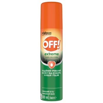 OFF! Exstreme Against Mosqouitoes Spray 100ml - buy, prices for METRO - photo 1