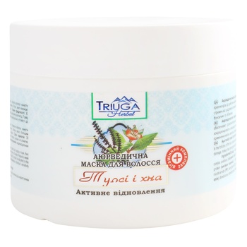 Triuga Herbal Hair Mask Tulsi and Henna 300ml - buy, prices for MegaMarket - photo 1