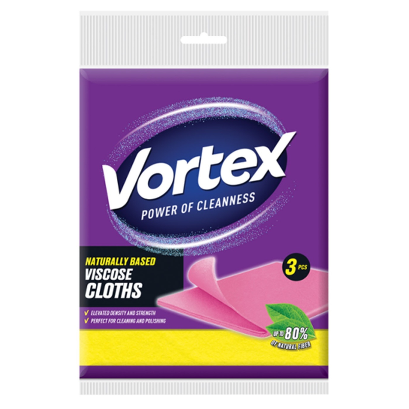 

Салфетка Vortex для уборки вискозная 3шт
