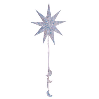 Koopman Star on a Thread Christmas Tree Decoration Iridescent 46cm