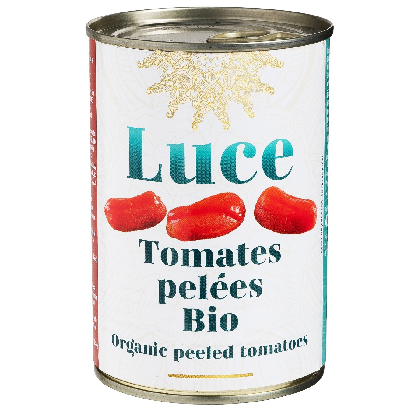 

Томаты Luce целые очищенные органические 400г