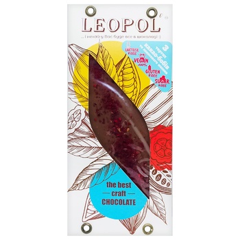 Chocolate milky Leopol' cherry 75g - buy, prices for COSMOS - photo 1