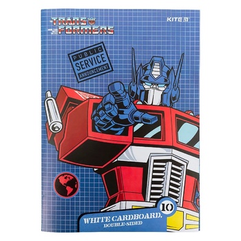 Kite Transformers White Cardboard A4 10 sheets