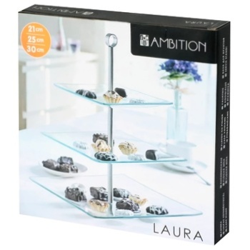 Ambition Laura 3 Tier Square Cake Stand - buy, prices for - photo 1