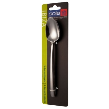 Sola Ibiza Dessert Spoons 3pcs - buy, prices for COSMOS - photo 1