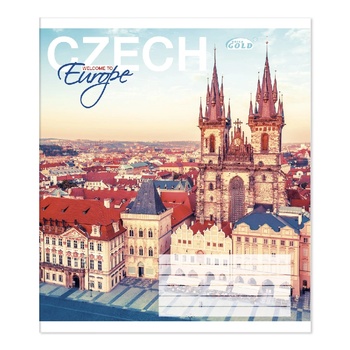 Gold Brisk Notebook in Oblique Line 12 sheets - buy, prices for Auchan - photo 3