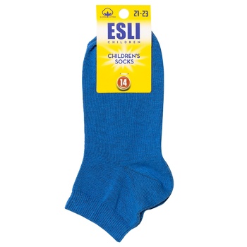 Шкарпетки дитячі Esli E р.14 синій - купити, ціни на ULTRAMARKET - фото 1