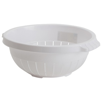 Auchan Plastic Colander 24cm in assortment - buy, prices for Auchan - photo 2