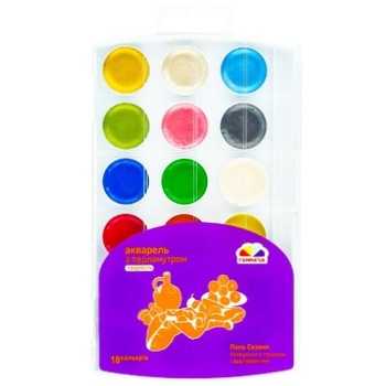 Gamma Watercolor Paints 18pcs - buy, prices for COSMOS - photo 2